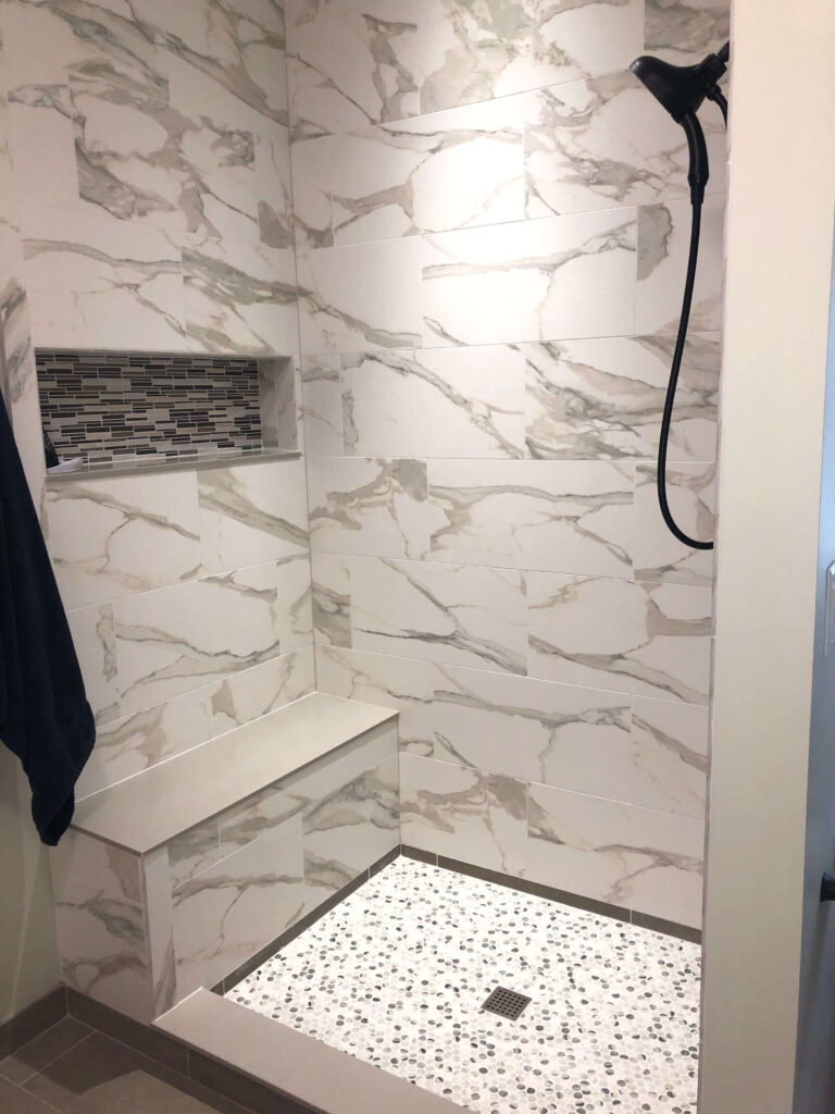 Bathroom / Rochester, NY: After – Shower Area